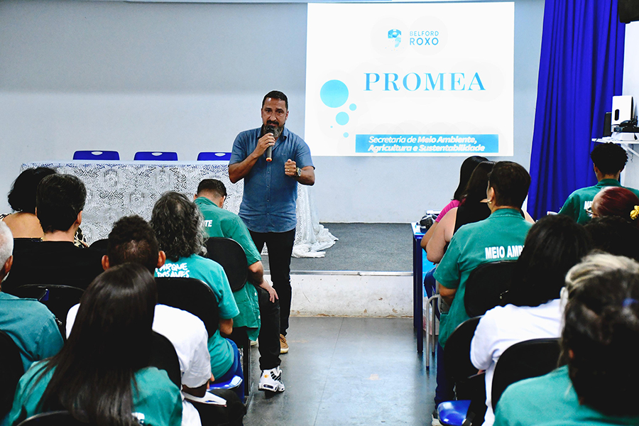 Secretaria de Meio Ambiente de Belford Roxo apresenta Programa de Educação Ambiental aos alunos do Colégio Estadual Presidente Kennedy