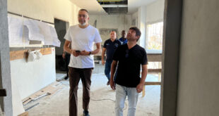 Prefeito Marcio Canella visita obras de ampliação do Hospital Municipal e escola que está sendo construída