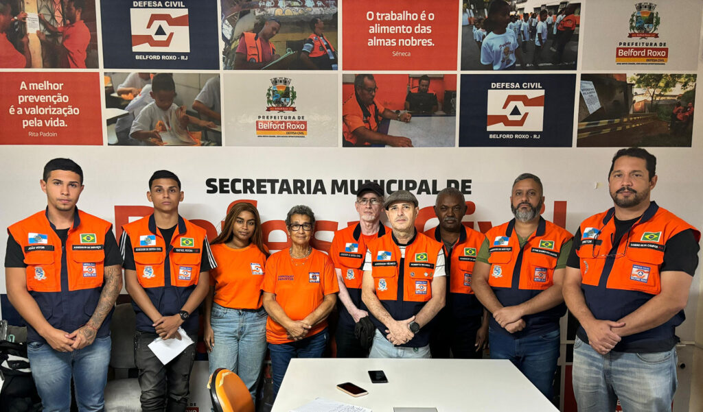 Defesa Civil de Belford Roxo realiza capacitação interna para os novos integrantes da pasta
