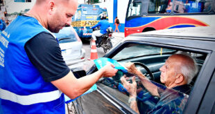 Secretaria de Transporte e Detran-RJ realizam blitz educativa do Maio Amarelo em Belford Roxo