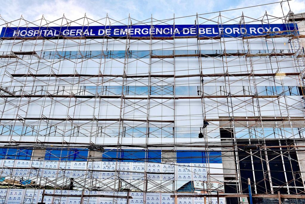 Obras de ampliação do Hospital Municipal de Belford Roxo seguem a todo o vapor