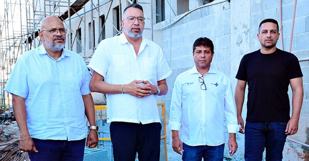 Prefeito Márcio Canella visita obras de expansão do Hospital Municipal