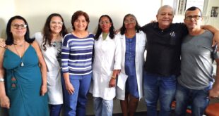 Técnica da Gerência de Tuberculose do Estado visita a Policlínica Neuza Brizola