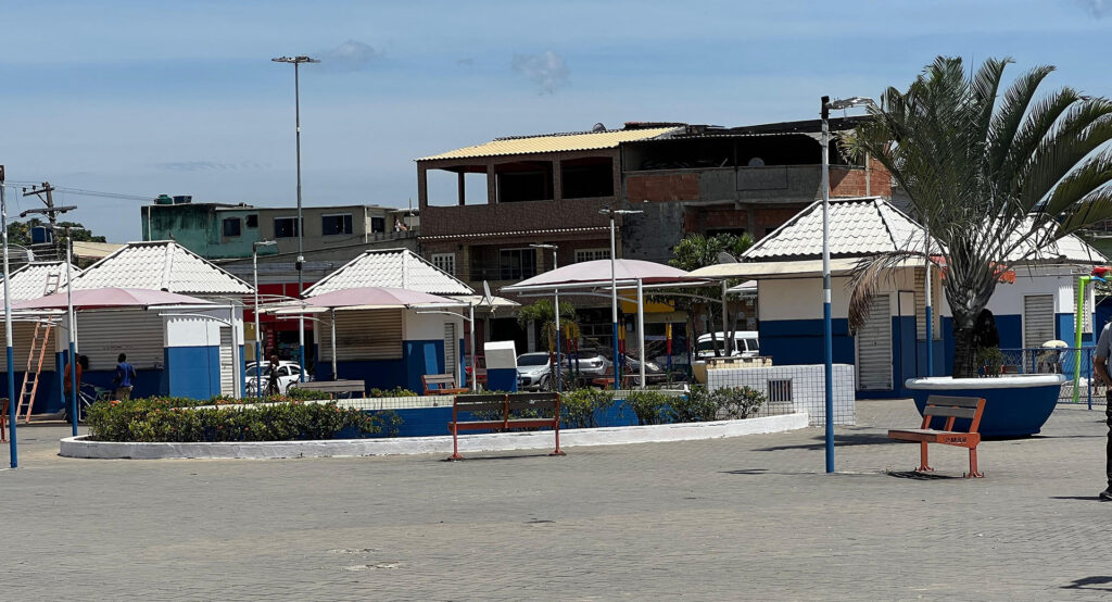 Prefeitura de Belford Roxo obras de revitalização da Praça de Heliópolis