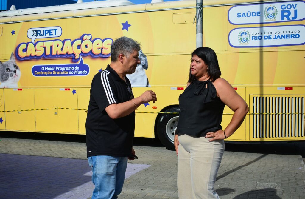 Ônibus castramóvel do ‘RJ Pet’ estará na praça do Wona na segunda-feira