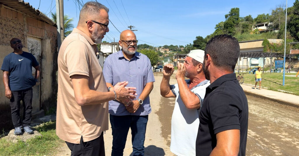 Prefeito Márcio Canella inicia obras de pavimentação na Avenida Alberto Sampaio na Vila Maia e Nova Aurora