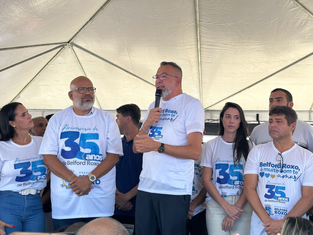 Ação social da Prefeitura e do Governo do Estado para comemorar 35 anos de emancipação de Belford Roxo