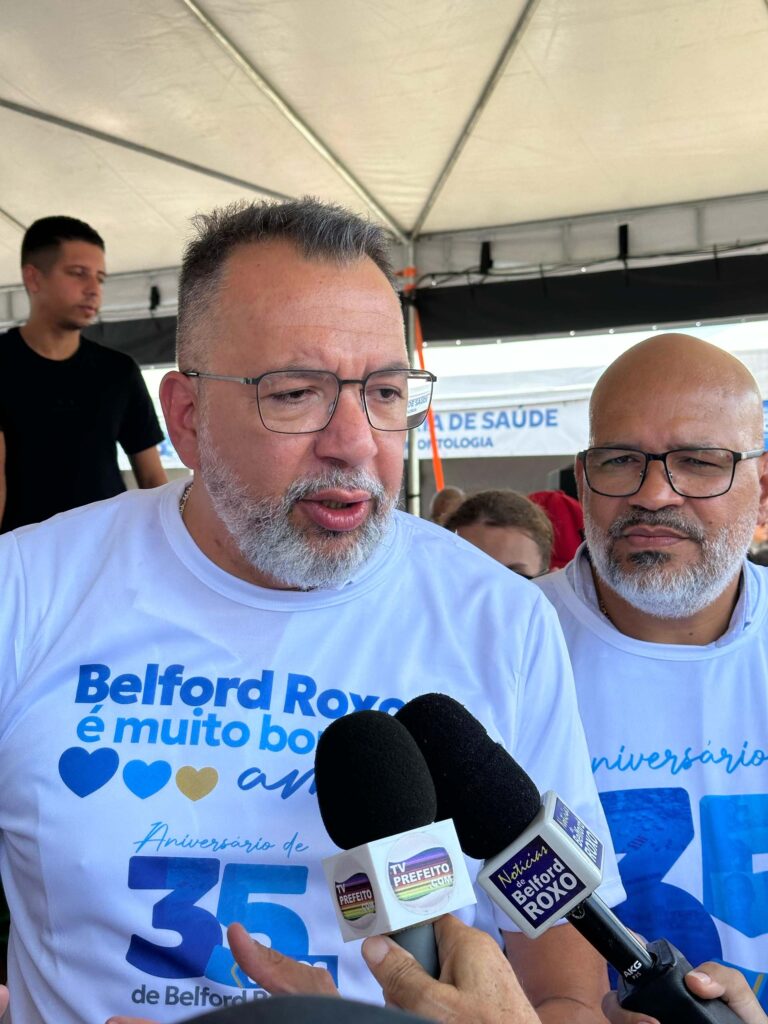 Ação social da Prefeitura e do Governo do Estado para comemorar 35 anos de emancipação de Belford Roxo