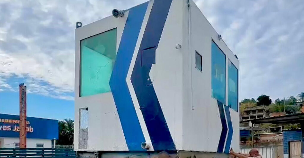 Prefeito Márcio Canella anuncia a implantação de uma cabina blindada da PM no Parque São José