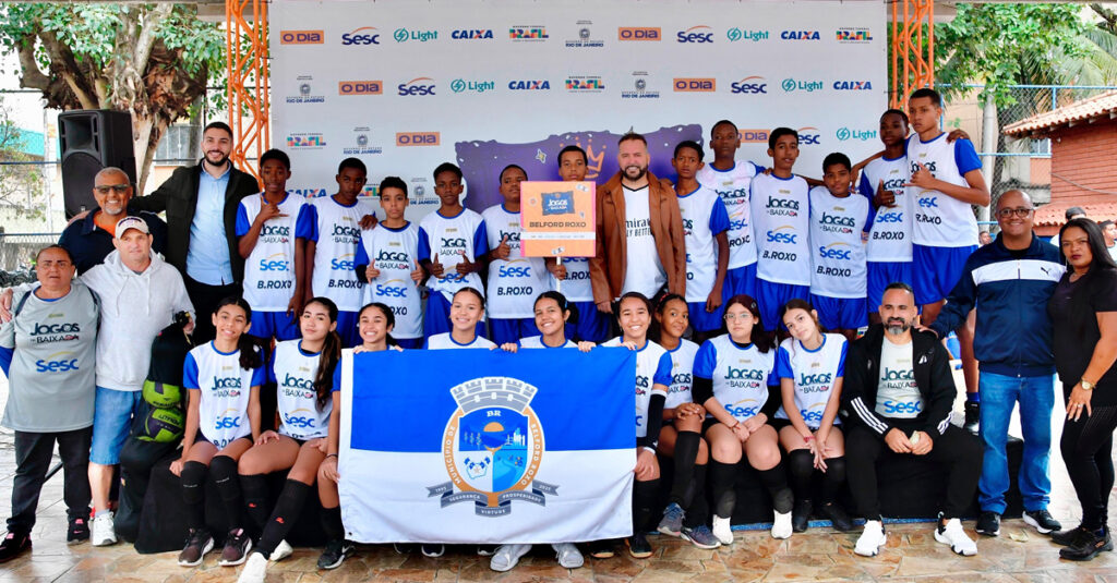 Delegação de Belford Roxo marca presença na abertura dos Jogos da Baixada 2025