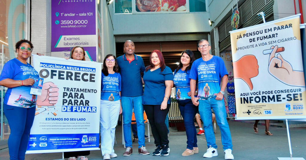 Prefeitura de Belford Roxo promove evento em alusão ao Dia Nacional de Combate ao Fumo