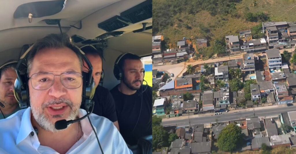 Prefeito Márcio Canella realiza fiscalização aérea em vários  bairros beneficiados pela Operação ‘Barricada Zero’