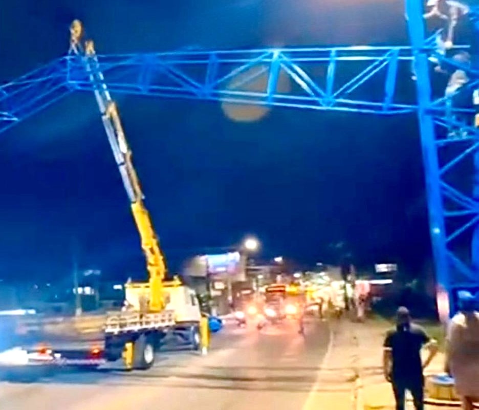 Prefeito Canella instala portal eletrônico com câmeras de segurança na Três Pontes e melhorias para os bairros da região