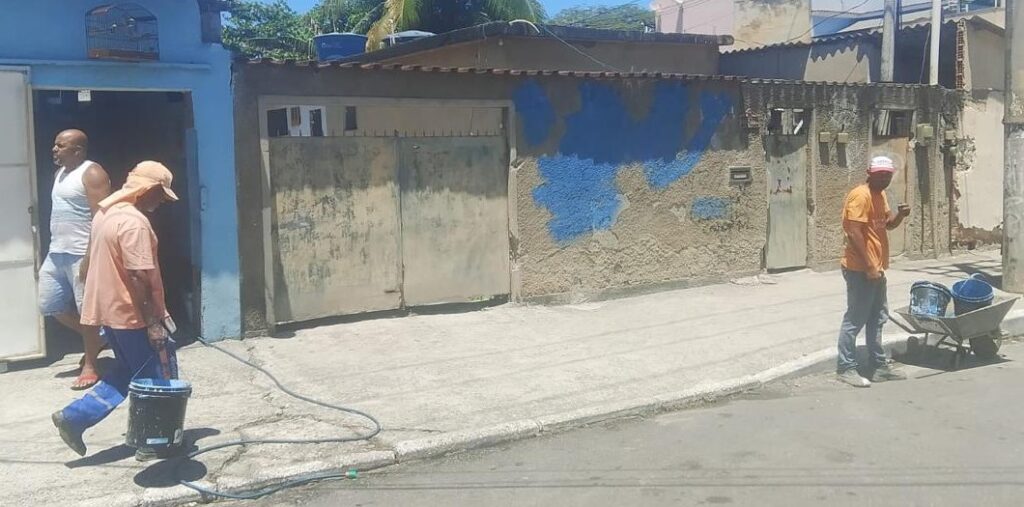 Secretaria de Serviços Públicos realiza mutirão de limpeza no Condomínio Áquila em Santa Tereza