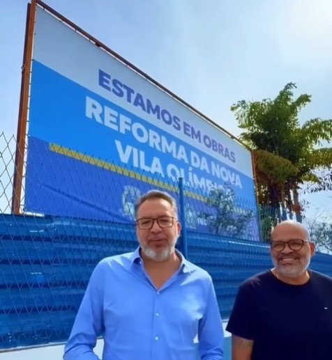 Prefeito Canella acompanham as obras da reforma da Vila Olímpica, Casa de Cultura e nova base do Proeis