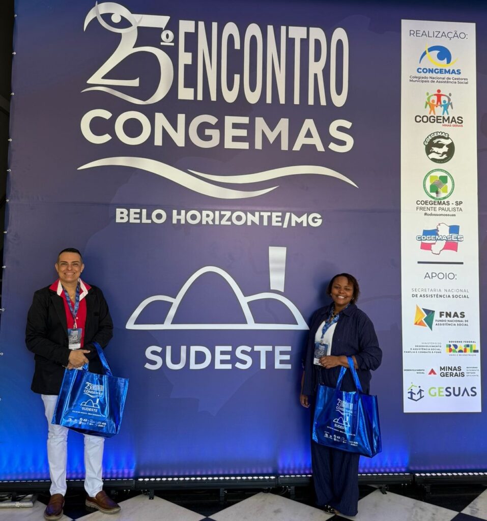 Secretário de Assistência Social representa Belford Roxo no 25º Congemas, em Minas Gerais