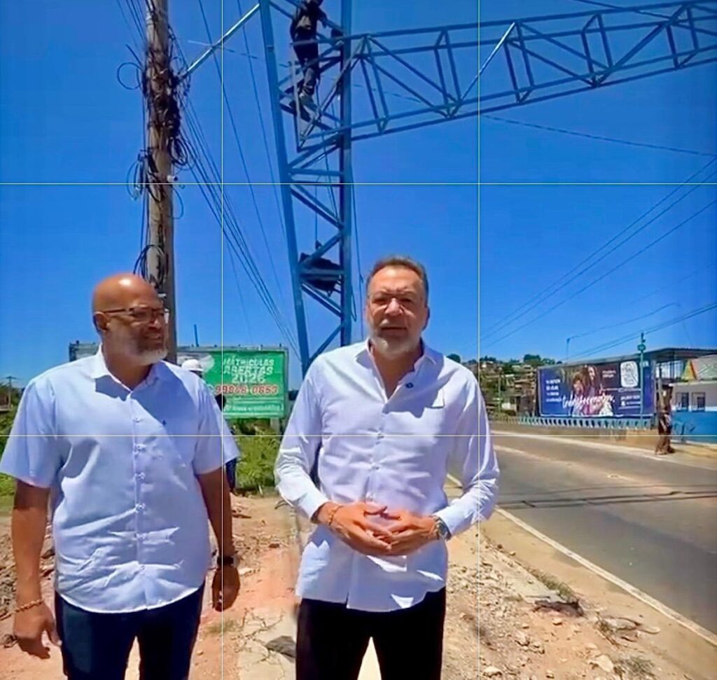 Prefeito Canella instala portal eletrônico com câmeras de segurança na Três Pontes e melhorias para os bairros da região