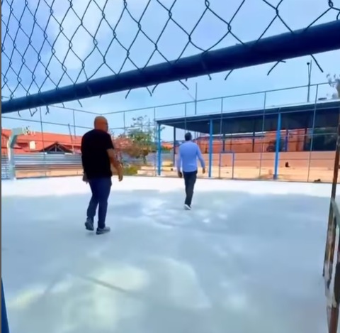 Prefeito Canella acompanham as obras da reforma da Vila Olímpica, Casa de Cultura e nova base do Proeis
