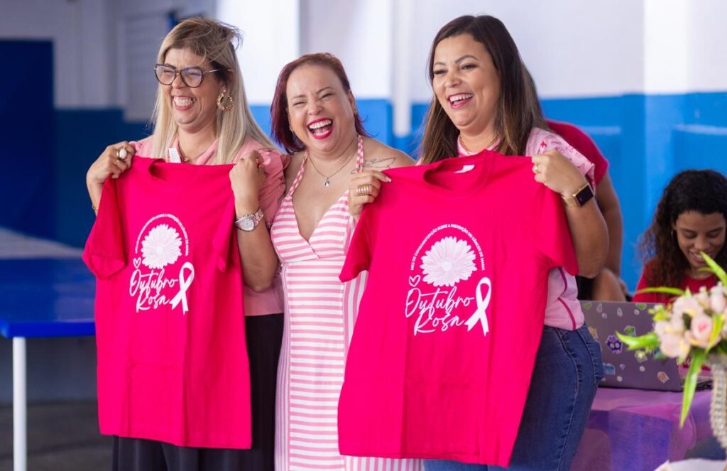 Escola Municipal Bairro das Graças promove eventos com ações do Outubro Rosa