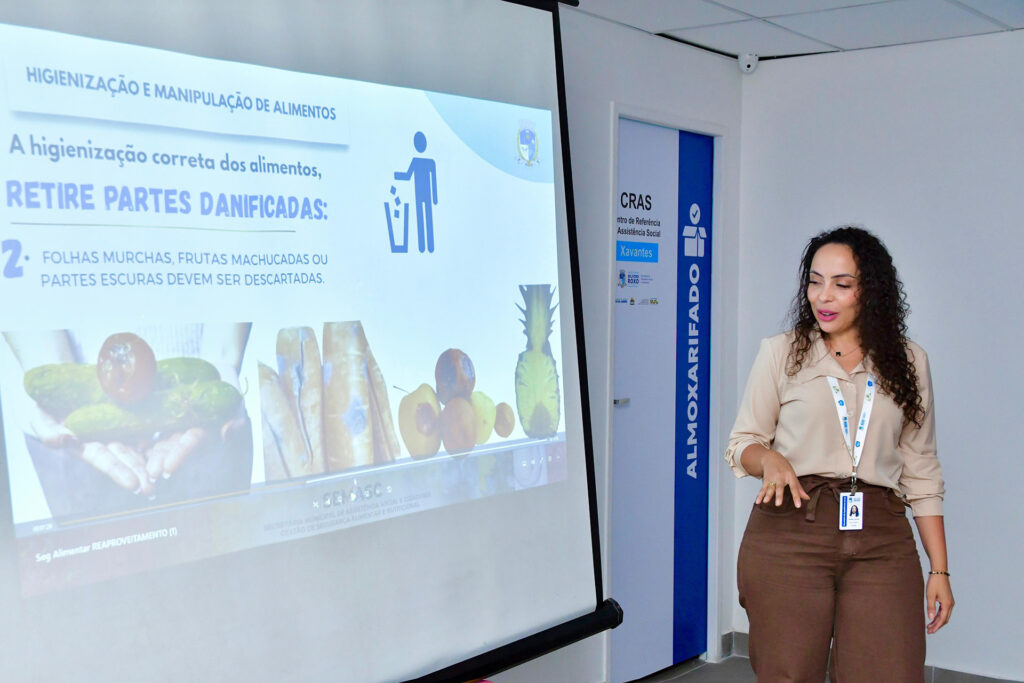 Higienização de alimentos é tema de palestra nos CRAS de Belford Roxo