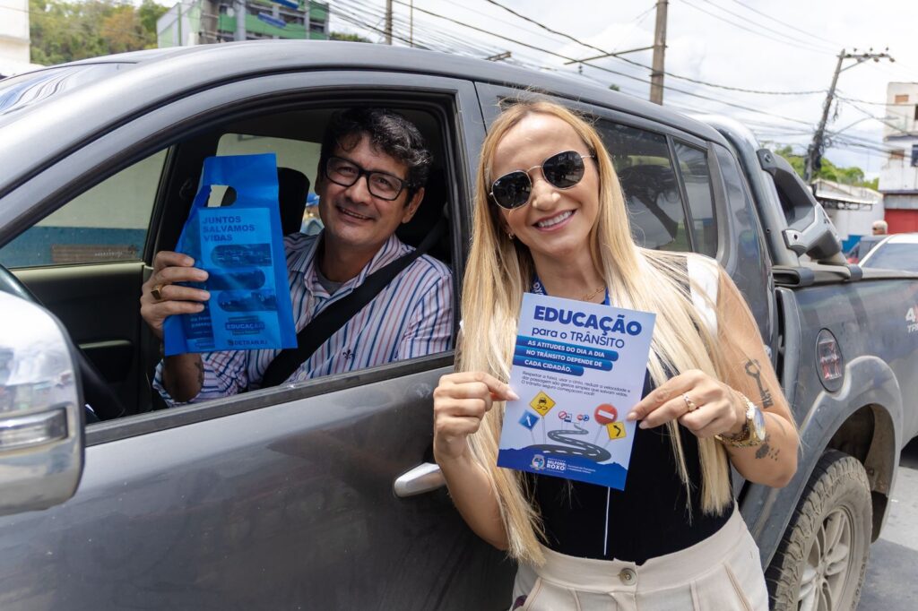 Secretaria Municipal de Transportes e Detran fazem blitz educativa em Belford Roxo