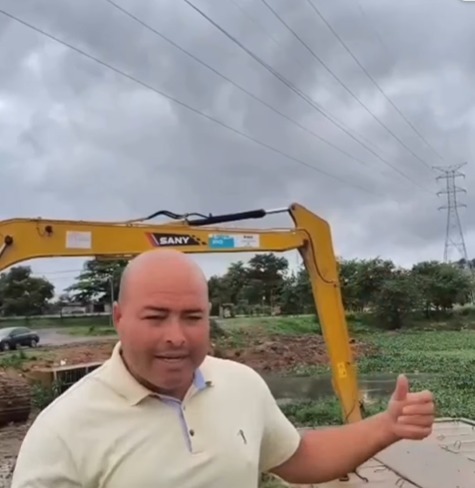 Secretaria de Ação Comunitária realiza limpeza e retirada de gigogas do Canal de Cintura no Lote XV para prevenir enchentes