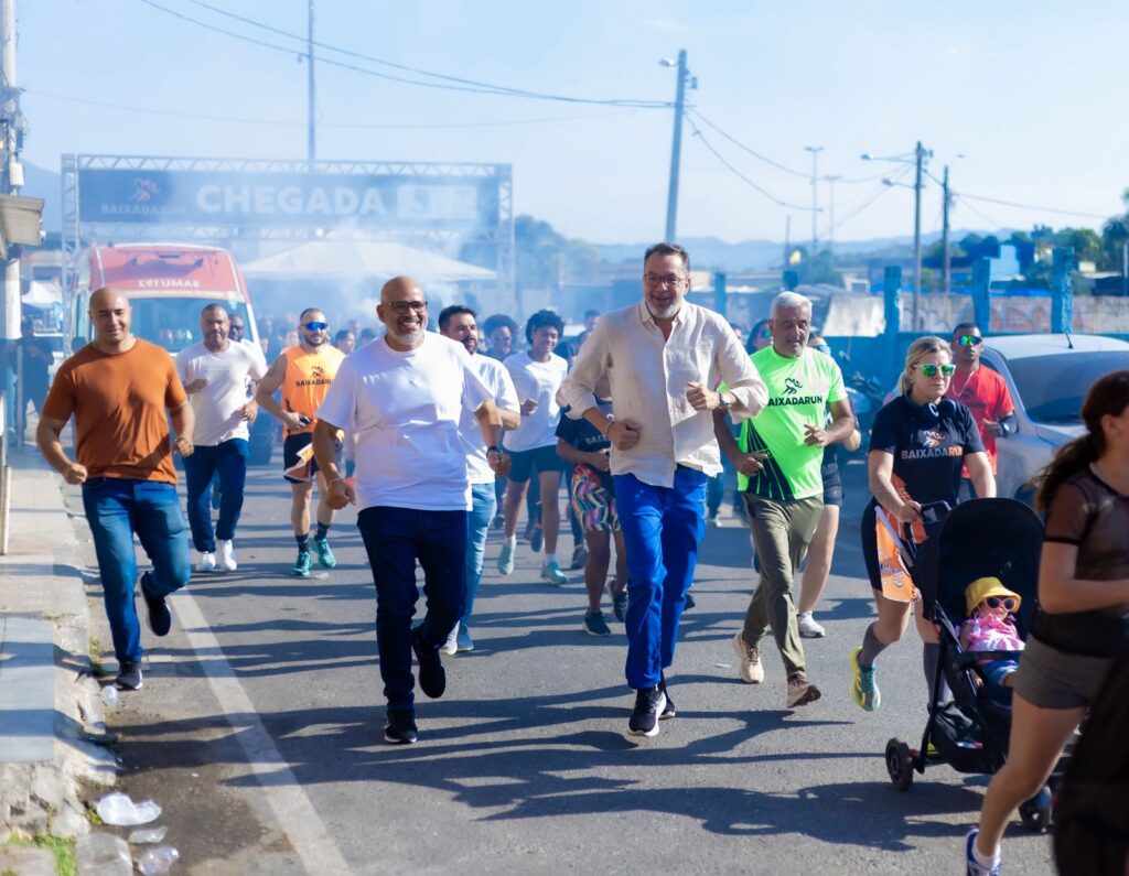 Nova edição da Corrida Baixada Run conta com a participação do prefeito Márcio Canella em Heliópolis