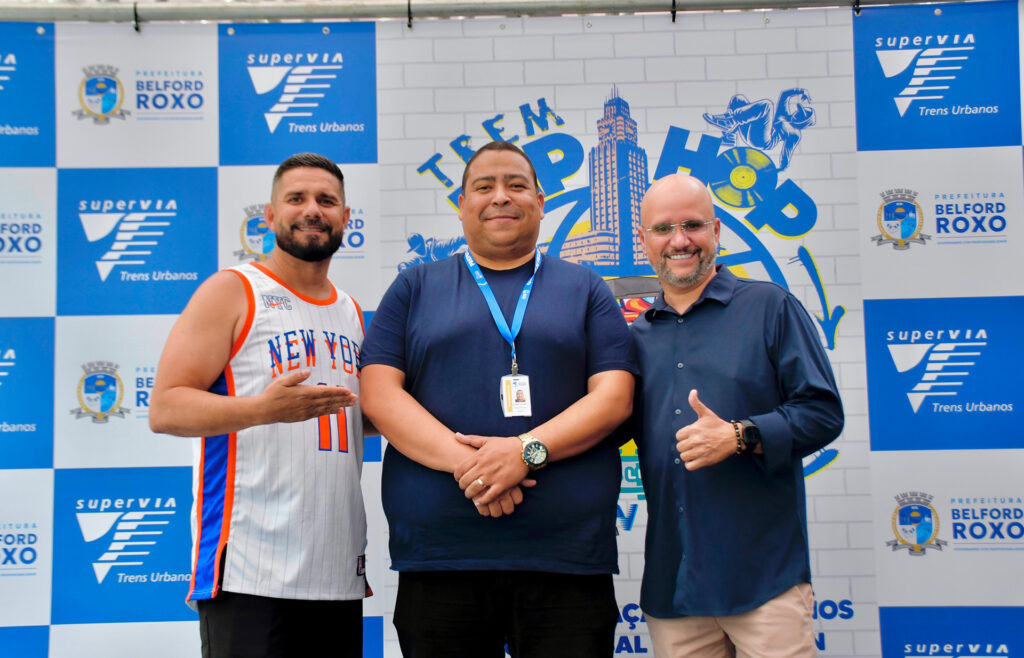 Trem do Hip-Hop agitou a Estação Ferroviária de Belford Roxo com muita música, break, grafite e cultura