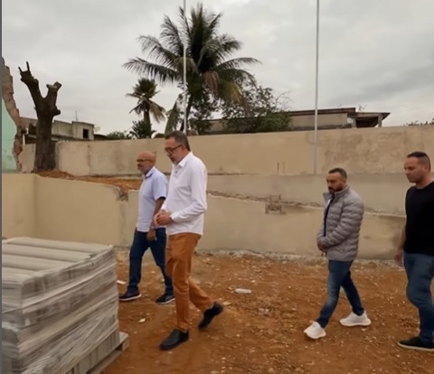 Prefeito Márcio Canella fiscaliza obras de pavimentação e melhorias na Avenida Distinção e no Morro da Palmeira