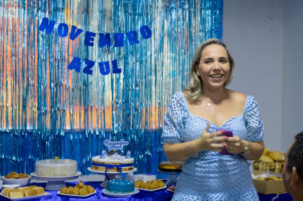 USF Rosa Mendes Coelho promove palestra do Novembro Azul para pacientes e servidores em Andrade Araújo