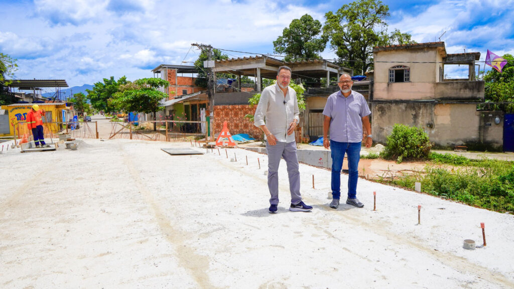 Prefeito Márcio Canella fiscaliza obras da futura ponte que ligará a Rua Impala ao Jardim Brasil