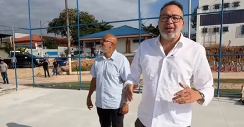 Prefeito Márcio Canella visita obras avançadas na nova Vila Olímpica de Belford Roxo