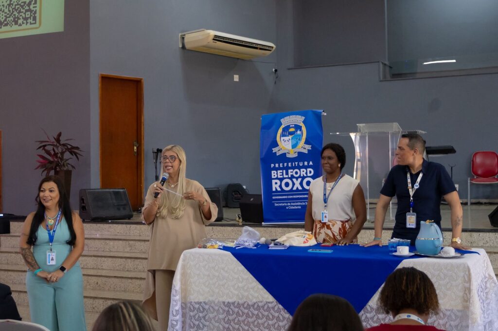 Secretaria de Assistência Social, em parceira com Saúde e Educação, promove Formação Intersetorial e destaca a importância do trabalho integrado em Belford Roxo