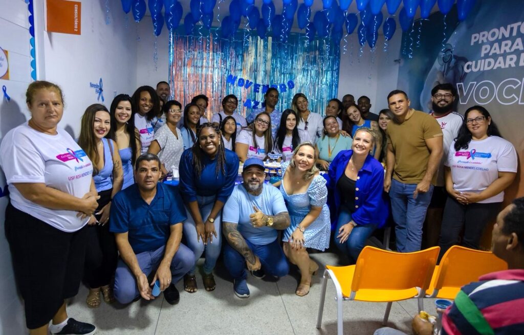 USF Rosa Mendes Coelho promove palestra do Novembro Azul para pacientes e servidores em Andrade Araújo