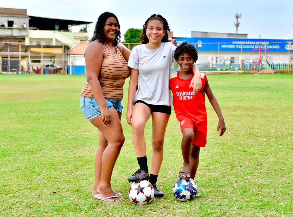 Projeto em Belford Roxo cria oportunidade para o desenvolvimento do futebol feminino