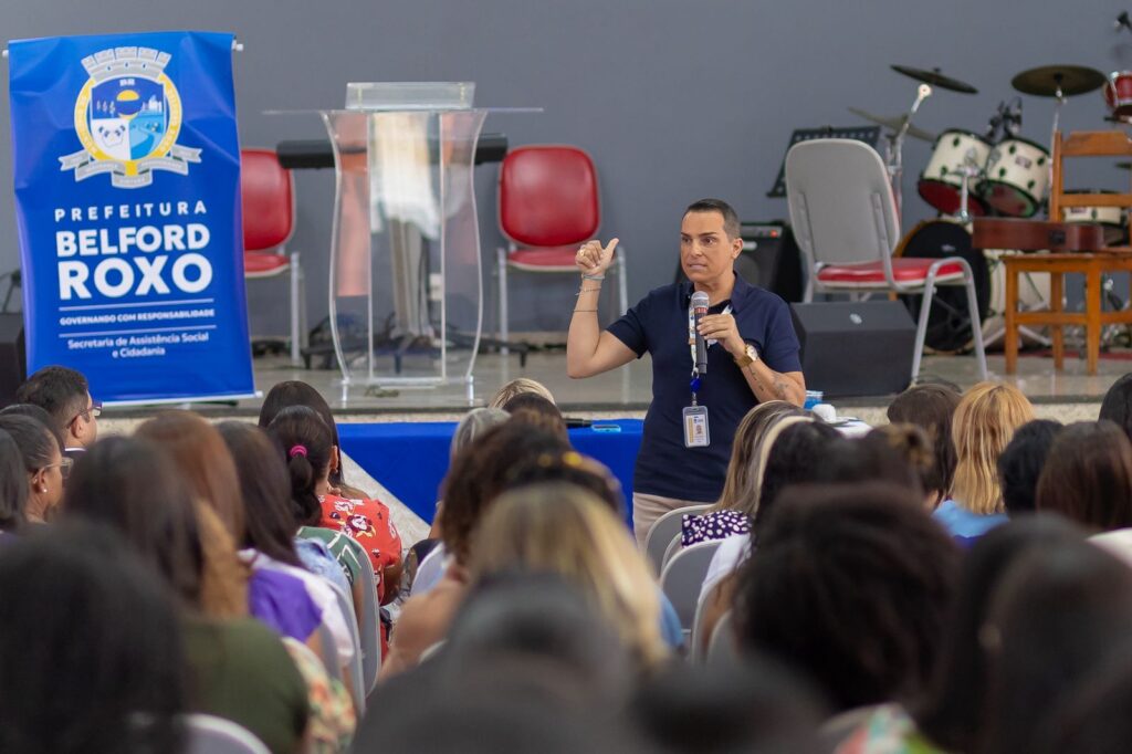 Secretaria de Assistência Social, em parceira com Saúde e Educação, promove Formação Intersetorial e destaca a importância do trabalho integrado em Belford Roxo
