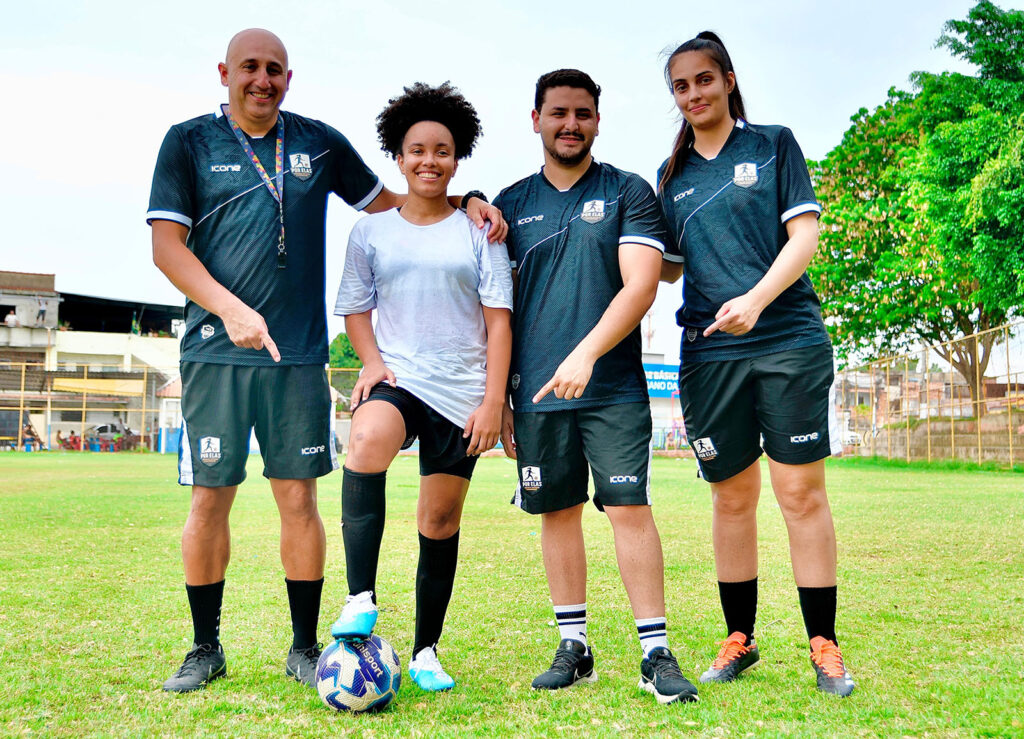 Projeto em Belford Roxo cria oportunidade para o desenvolvimento do futebol feminino