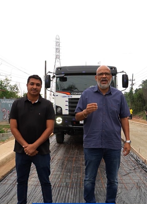 Parque São Vicente, Sargento Roncalli e Estrada de Furnas recebem obras de pavimentação e novo asfalto