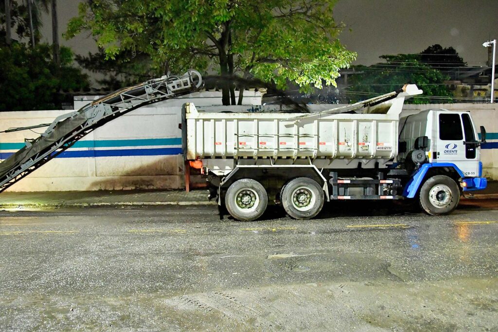 Prefeitura inicia obras de fresagem e pavimentação na Avenida Retiro da Imprensa