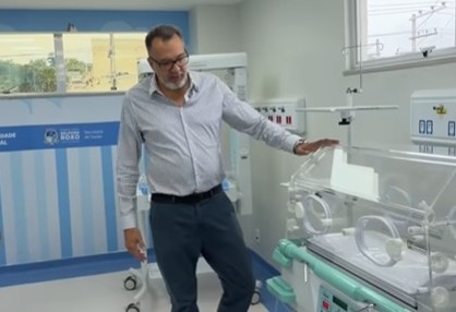 Prefeito Canella fiscaliza obras da nova Maternidade de Belford Roxo