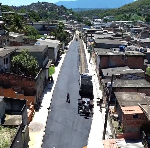 Ruas de Vila Verde e São Francisco receberam nova pavimentação no final de semana do Carnaval