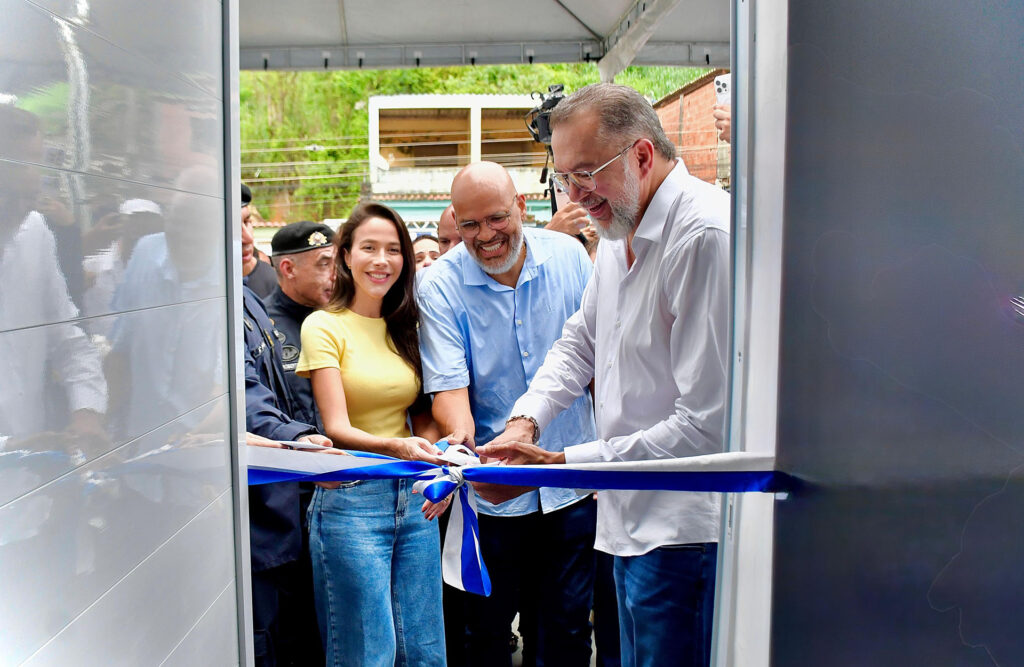 Prefeito Márcio Canella inaugura 2ª Companhia de Polícia, uma praça e o Campo do Vicentão no Gogó da Ema