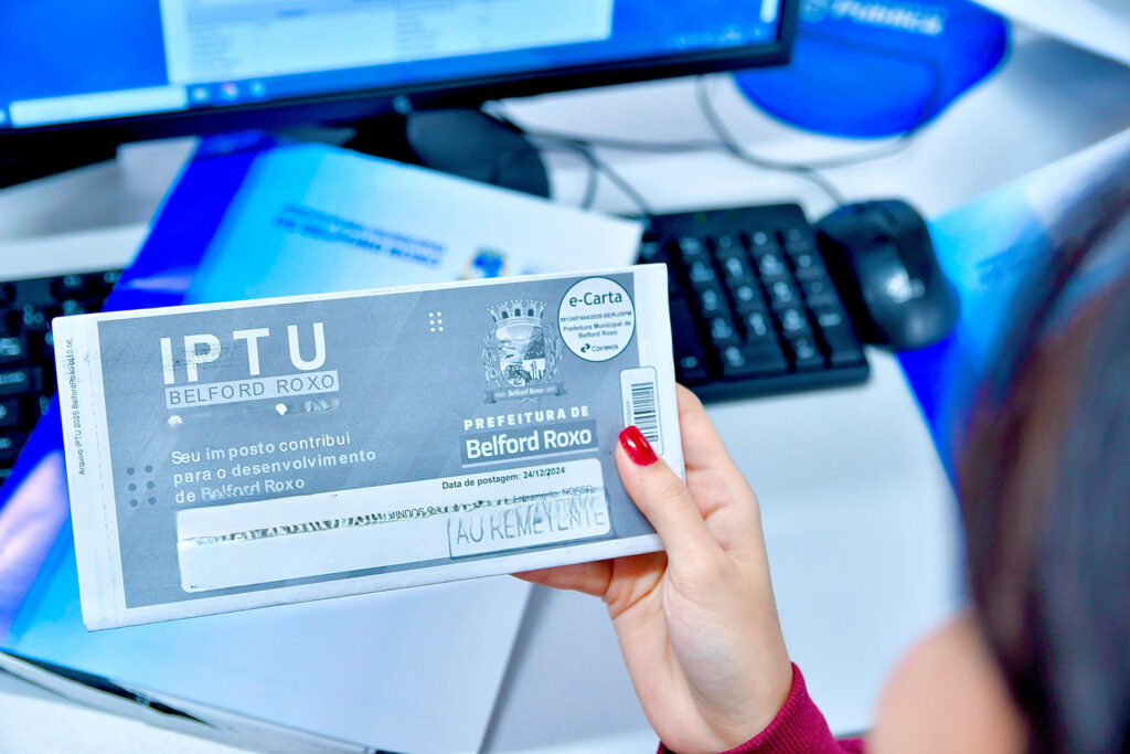 Termina terça-feira o desconto de 10% para a cota única do IPTU de Belford Roxo