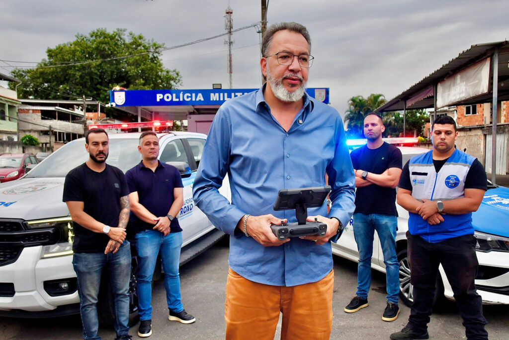Prefeito Canella lança 1ª Companhia Destacada de Drones para reforçar ações de Segurança Pública em Belford Roxo
