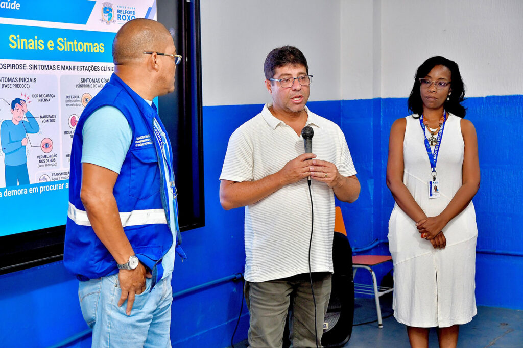 Agentes de Combate às Endemias passam por capacitação sobre leptospirose em Belford Roxo