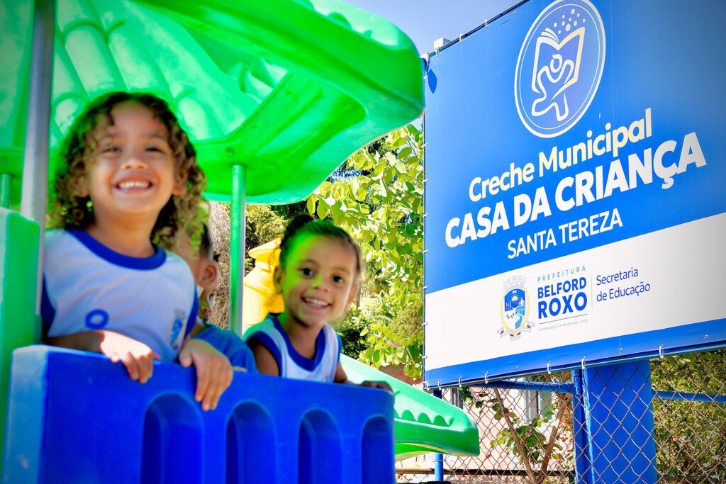 Creche Municipal Casa da Criança retorna às aulas revitalizada, moderna e climatizada em Santa Tereza