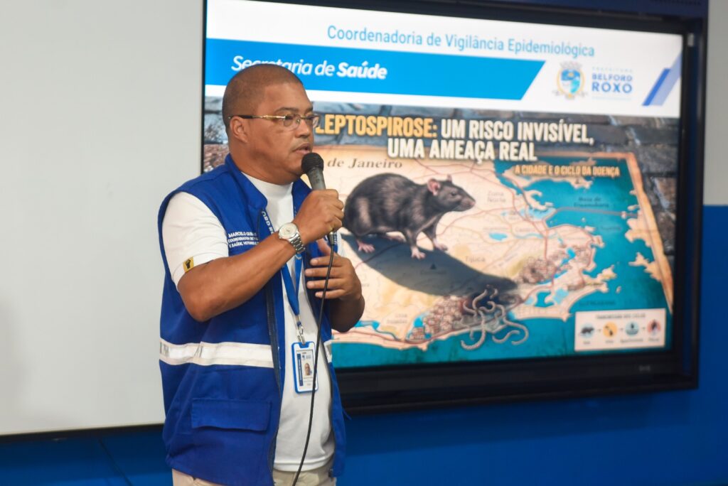 Agentes de Combate às Endemias passam por capacitação sobre leptospirose em Belford Roxo