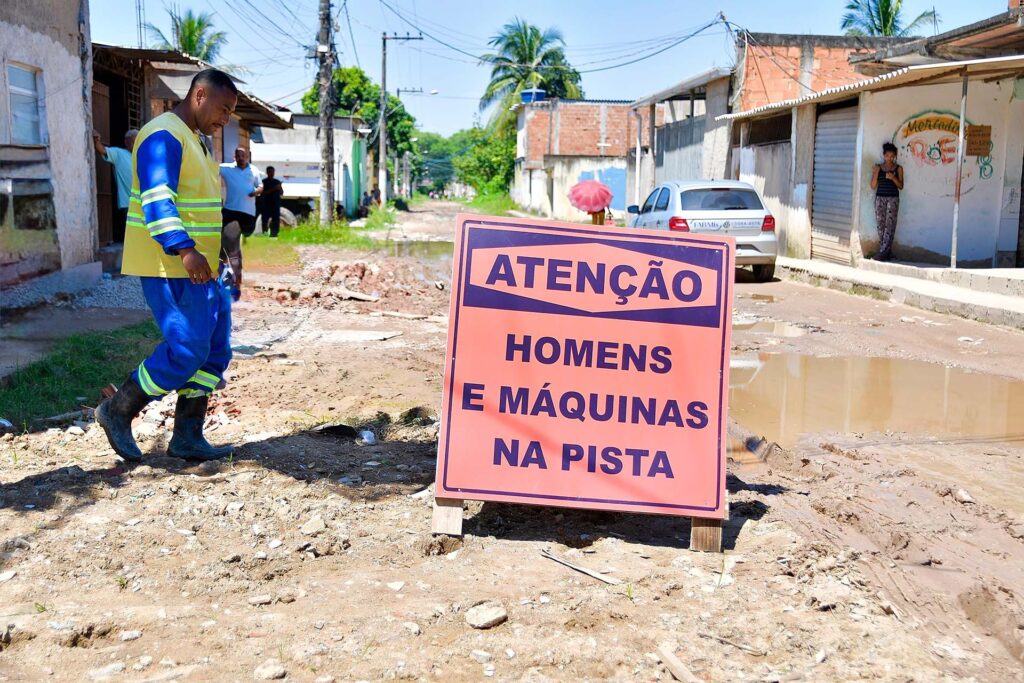 Prefeitura e Governo do Estado iniciam obras de pavimentação e drenagem no Condomínio Parque Novo Lar