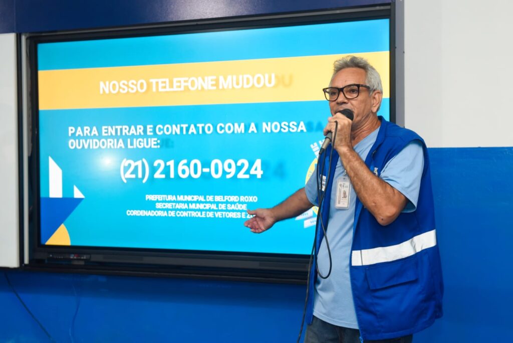 Agentes de Combate às Endemias passam por capacitação sobre leptospirose em Belford Roxo