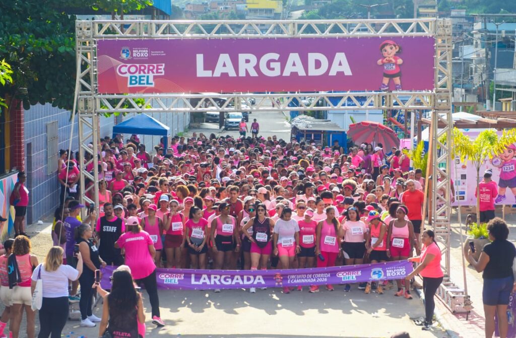 Circuito de Corrida Corre Bel agitou o Wona em homenagem ao Mês das Mulheres em Belford Roxo